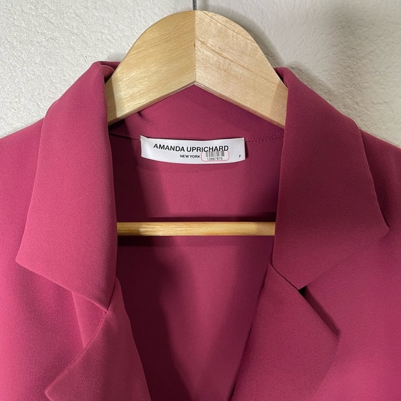 Amanda Uprichard Leonard Dress Pink XS - Picture 6 of 9